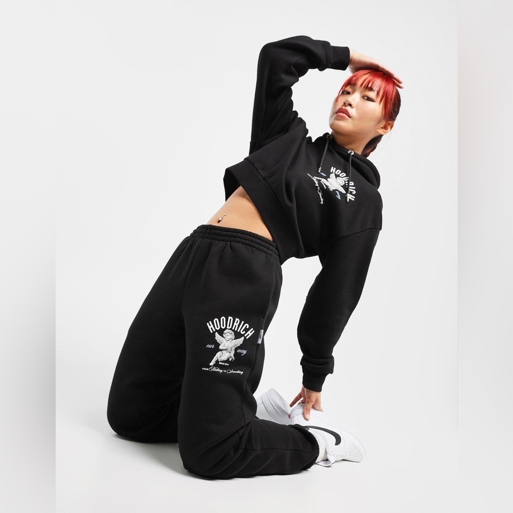 Hoodrich Women’s Glow Angel Jogger Sweatpants Size Medium Black
